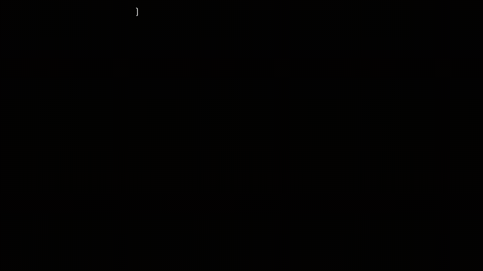 Animated breakdown of the vanilla NeRF MLP architecture